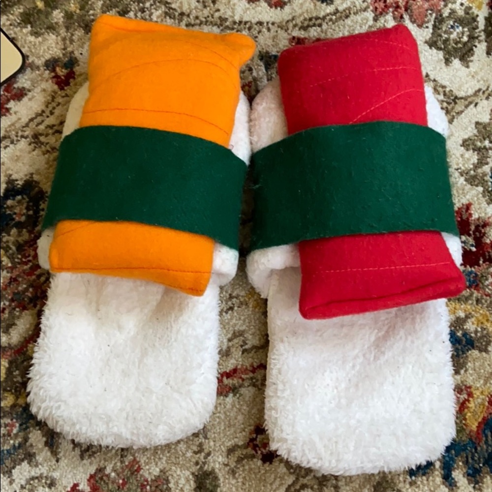 Sushi slippers